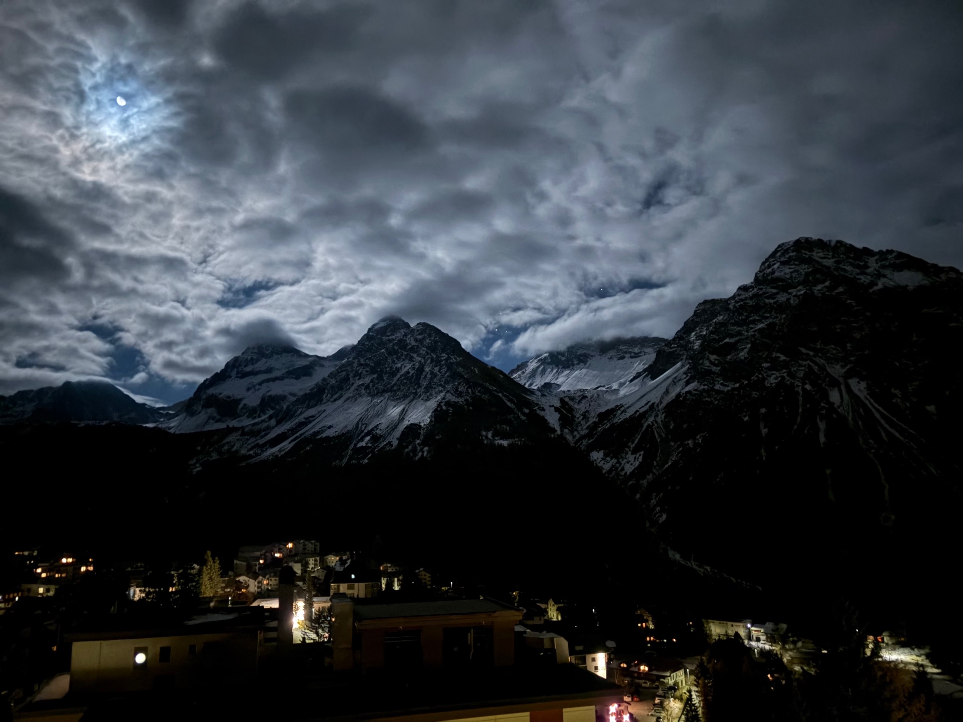Mondnacht über Arosa