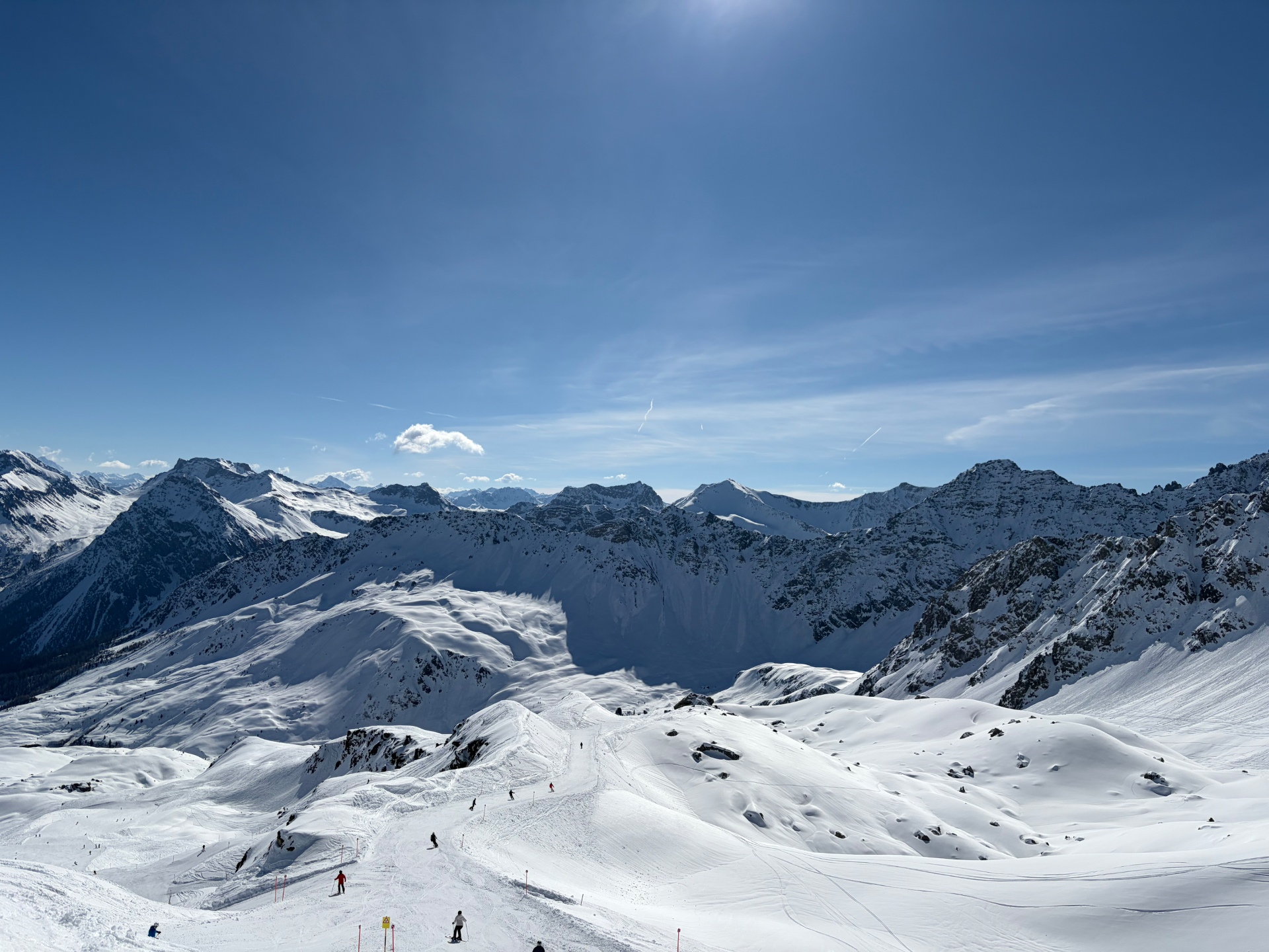 Winter skiing